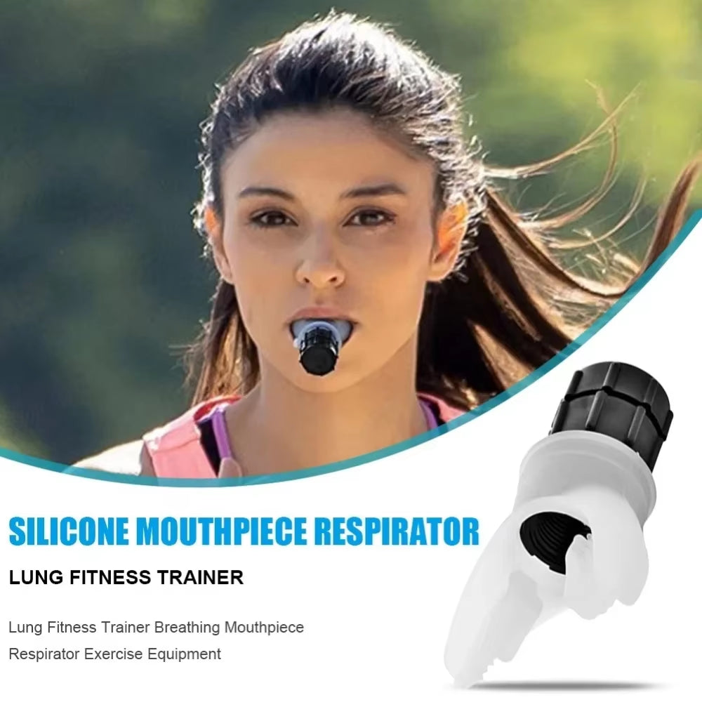 Breathing Trainer Exercise Lung Face Mouthpiece Respirator Fitness Equipment for Household Healthy Care Accessories